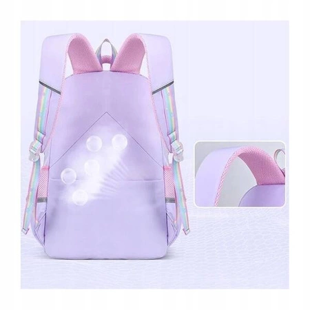 ECARLA plecak uniwersalny kieszonki, odblaski Rainbow Sweet PL160FIO