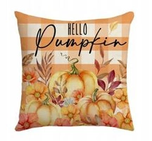 ECARLA Jesień poszewka na poduszkę 45x45cm Hello Pumpkin POD196