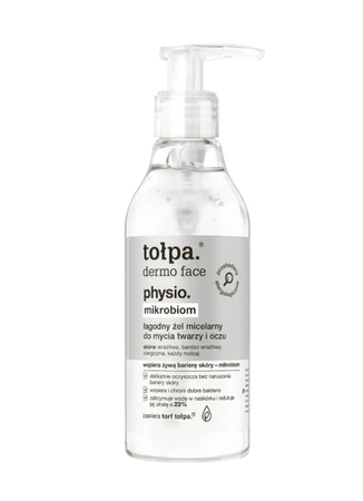 TOŁPA Physio Mikrobiom łagodny żel do mycia twarzy i oczu 195ml