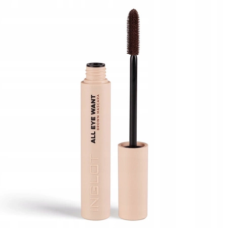 INGLOT All Eye Want mascara Brown 8,5ml 