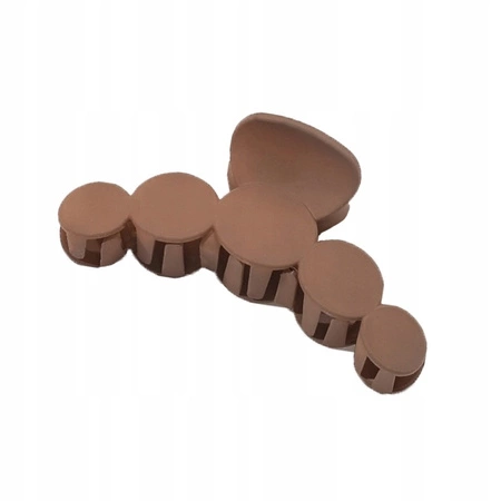 ECARLA spinka-klamra do włosów XL 10cm Brąz SP130BR