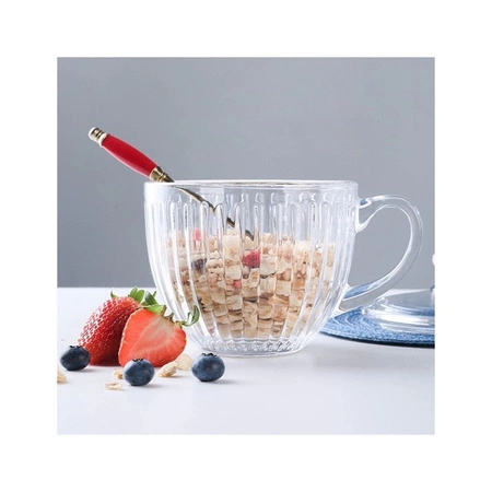 ECARLA filiżanka ryflowana duża 460ml SZK152