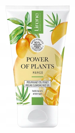 LIRENE Power Of Plants Mango peelingujący żel myjący 150ml 