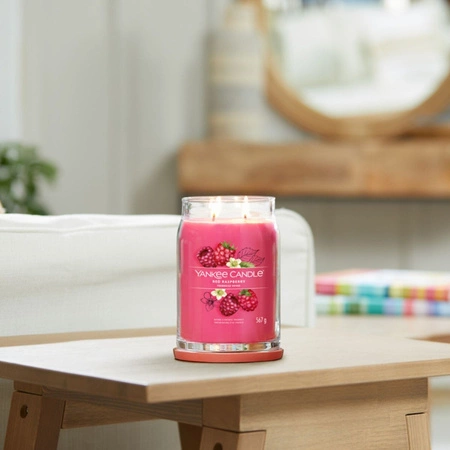 YANKEE CANDLE Signature Duża świeca w słoiku RED RASPBERRY 567g