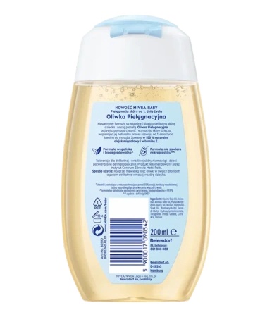 NIVEA Baby Nowa Formuła oliwka do ciała Pielęgnacyjna 200ml