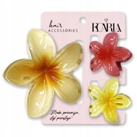 ECARLA zestaw spinek-klamer do włosów Kwiat XL +2 mini SP417