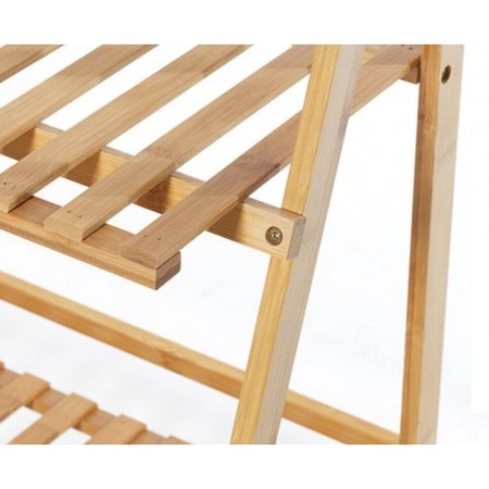 ECARLA Kwietnik drabinka na kwiaty 4 poziomy 70x47x122cm POL04