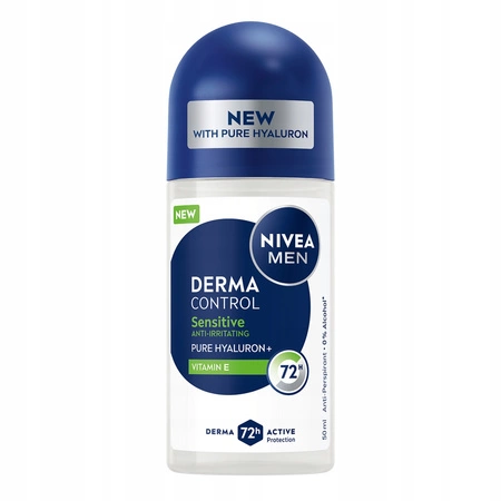 NIVEA Men Derma Control roll-on dezodorant antyperspirant Sensitive 50ml