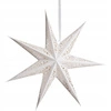 ECARLA Boże Narodzenie gwiazda papierowa ażurowa 60cm Witraż 3D Biała WG12