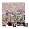 HISKIN Merry Christmas kalendarz adwentowy świeczki 12x15ml, 12x30ml Calender Candle