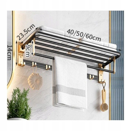 ECARLA uchwyt łazienkowy wieszak na ręczniki UCH02