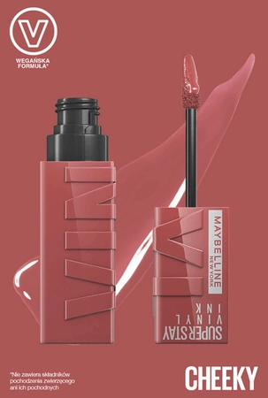 MAYBELLINE Super Stay Vinyl Ink pomadka do ust 035 Cheeky 4,2ml