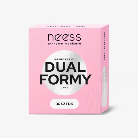 NEESS Dual Formy formy do akrylożelu owal 36szt