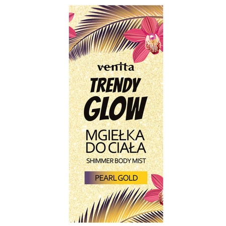 VENITA Trendy Glow Shimmer Body Mist mgiełka do ciała Pearl Gold 200ml