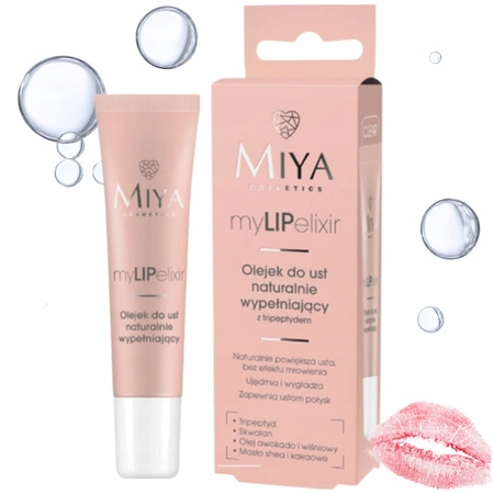 MIYA MyLIPelixir olejek do ust naturalnie wypełniający Clear 10g