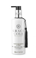 GRACE COLE White Nectarine & Pear balsam do rąk i ciała 300ml