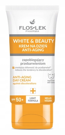 FLOSLEK White & Beauty krem zapobiegający przebarwieniom SPF 50 30ml