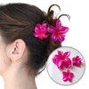 ECARLA zestaw spinek-klamer do włosów Kwiat XL +2 mini Fuksja SP389