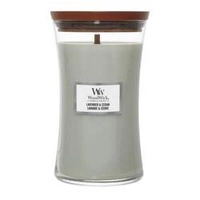WOODWICK PlusWick duża świeca w słoiku Lavender & Cedar 609,5g