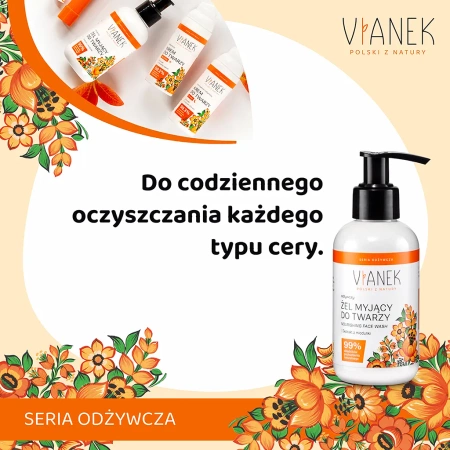 SYLVECO Vianek Odżywcza żel myjący do twarzy 150ml