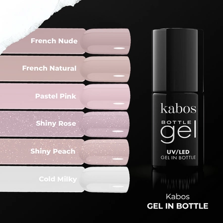 KABOS Gel In Bottle 2w1 żel budujący w butelce UV/LED Shiny Rose 8ml