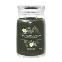 YANKEE CANDLE Signature Duża świeca w słoiku SILVER SAGE & PINE 567g