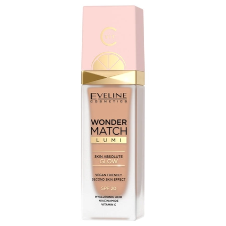 EVELINE Wonder Match Lumi podkład rozświetlający 25 Warm Nude 30ml