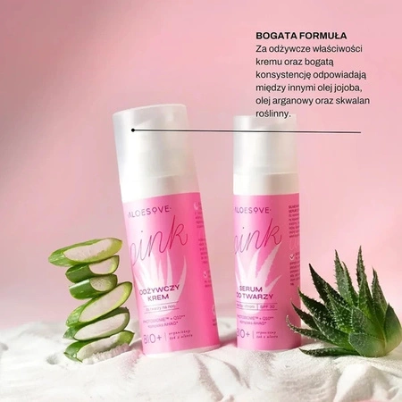 SYLVECO Aloesove Pink krem do twarzy na noc odżywczy 50ml TERMIN 12-2025