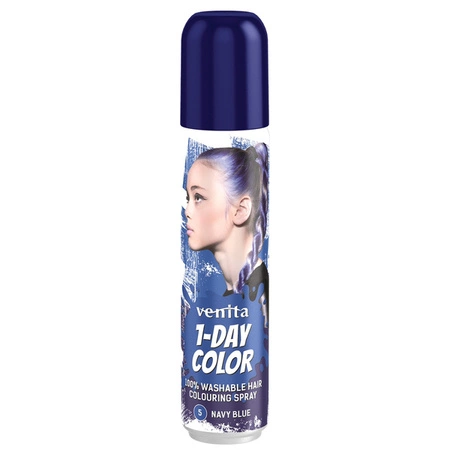 VENITA 1-Day Color spray koloryzujący do włosów 05 Navy Blue 50ml
