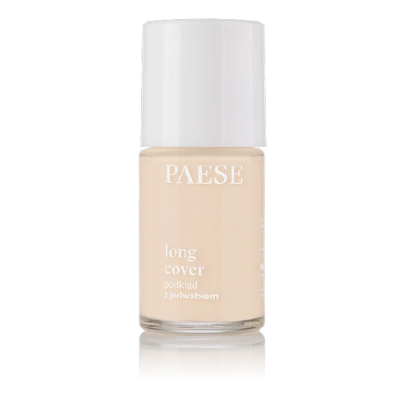 PAESE Long Cover podkład z jedwabiem 02N Jasny Beż 30ml
