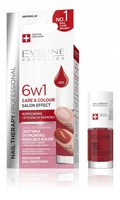 EVELINE Nail Therapy odżywka do paznokci 6w1 Care & Colour Red 5ml