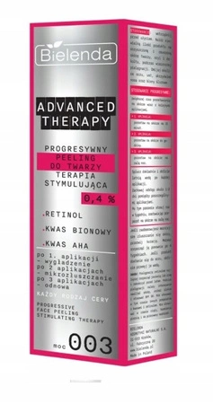 BIELENDA Advanced Therapy peeling do twarzy stymulujący 0.4% 30ml