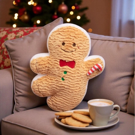 ECARLA poduszka świąteczna welurowa 45cm PIERNICZEK PDS17