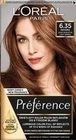 LOREAL Preference farba do włosów 6.35 Jasny Bursztyn