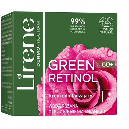 LIRENE Green Retinol 60+ krem odmładzający na dzień 50ml