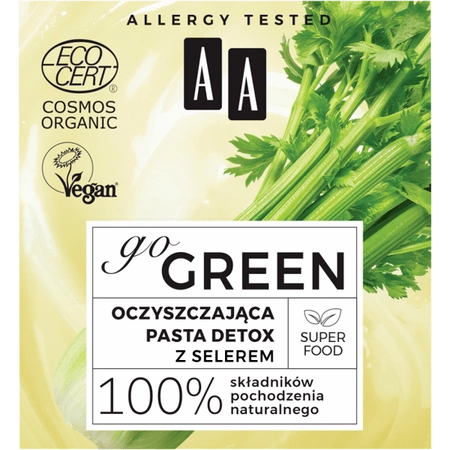 AA Go Green oczyszczająca pasta detox Seler 50ml