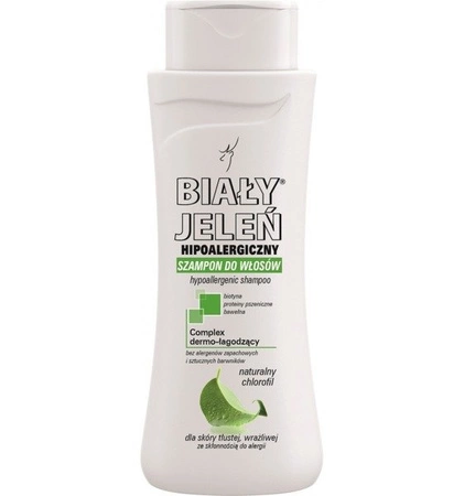 BIAŁY JELEŃ szampon do włosów Naturalny Chlorofil 300ml