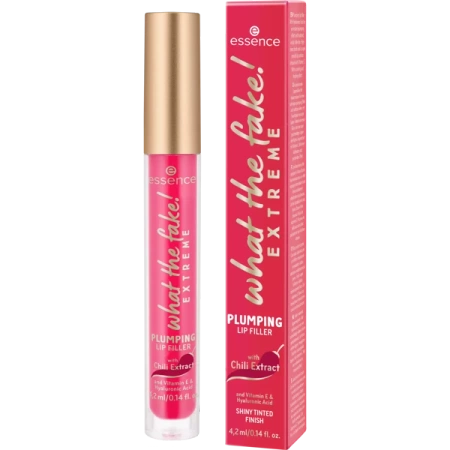 ESSENCE What The Fake! Plumping błyszczyk powiększający usta 0,3% Kapsaicyna 4,2ml