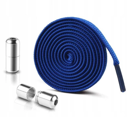 ECARLA sznurówki do butów elastyczne, bez wiązania Kobalt SDB01KOB 2szt