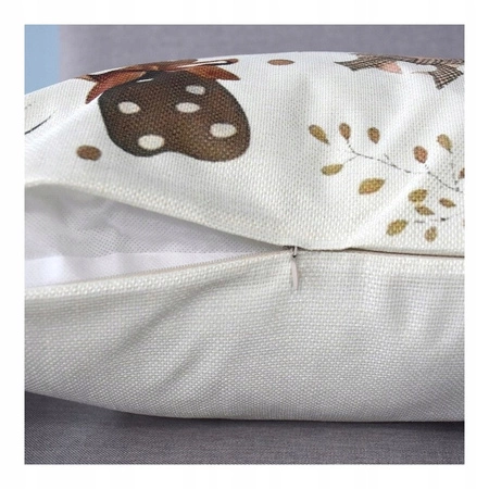 ECARLA Wiosna poszewka na poduszkę 45x45cm Wielkanoc Króliczki POD225