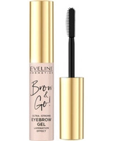EVELINE Brow & Go! żel do brwi z efektem laminacji transparentny 6ml