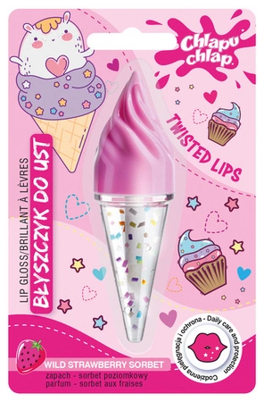 ESTETICA Chlapu Chlap Lody błyszczyk do ust sorbet poziomkowy 4,5ml