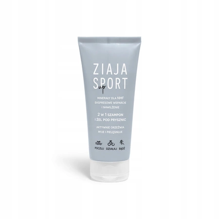 ZIAJA Sport Up 2w1 szampon i żel pod prysznic 200ml