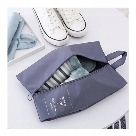 ECARLA zestaw 7 kosmetyczek podróżnych Różowe KS41WZ5