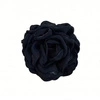 ECARLA spinka-klamra do włosów Kwiat z tkaniny Czarna SP288CZ