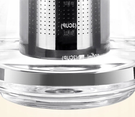 ECARLA dzbanek żaroodporny z zaparzaczem i pokrywką 2000ml DZ08