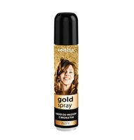 VENITA Lakier do włosów z brokatem Gold 75ml