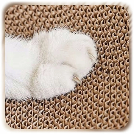 ECARLA drapak dla kota tekturowy, legowisko, kanapa 60x27x33cm KOT19