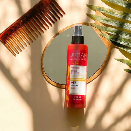 URBAN CARE Twisted Curls Hibiscus & Shea Butter spray do włosów falowanych i kręconych 200ml