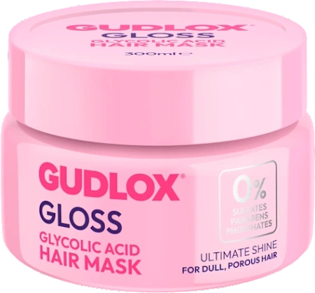 GUDLOX Gloss Glycolic Acid maska do włosów nadająca połysk 300ml